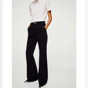 Mango Black High Rise Women Jeans